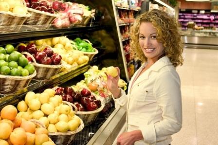 clean eating diet food-shopping